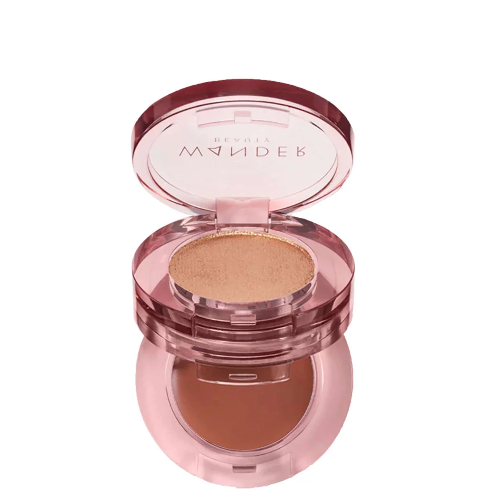 Wander Beauty Double Date Eyeshadow Duo First Kiss / ILYSM (Golden Champagne / Burnt Terracotta) 0.9g + 1g Image 1