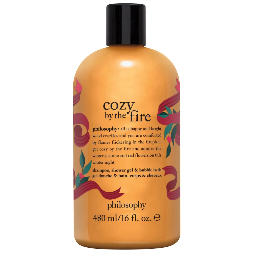 philosophy Bath & Shower Gels Cozy By The Fire: Shampoo, Shower Gel and Bubble Bath 480ml Image 1