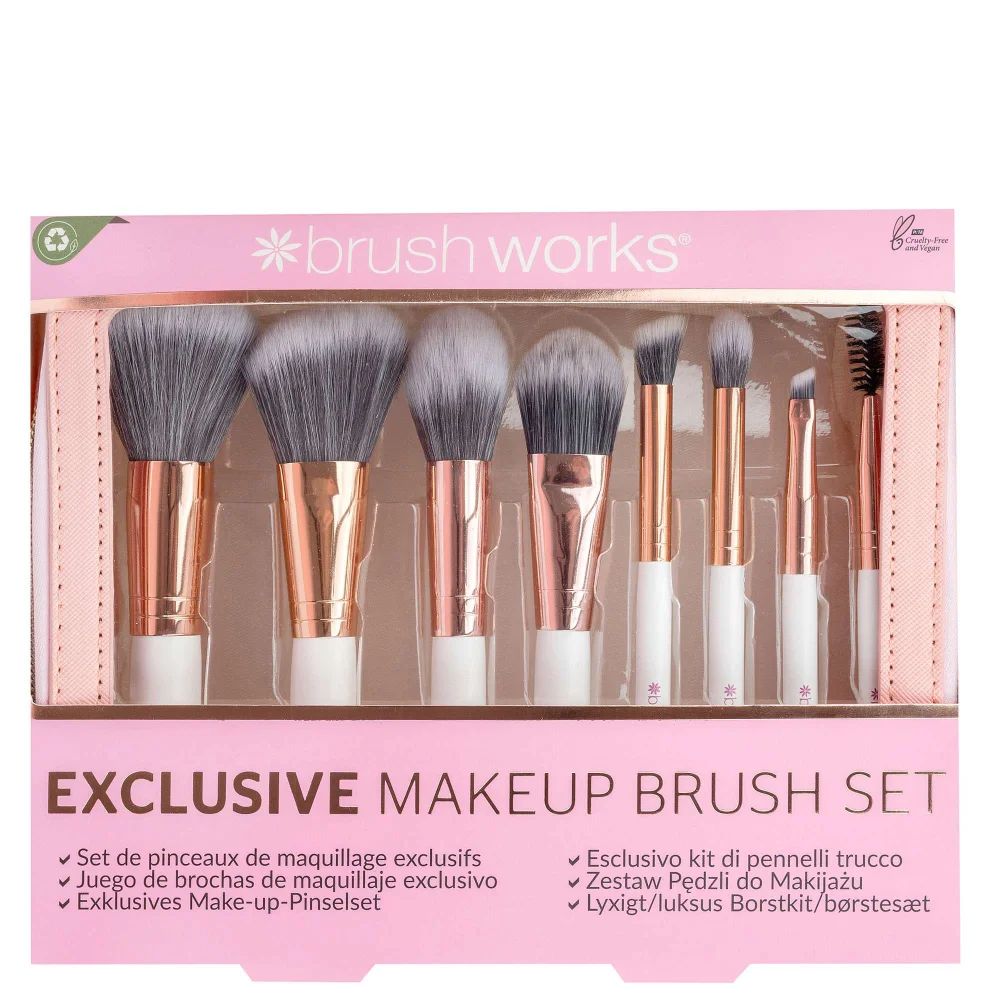 Brushworks Accessories Brushworks Exclusive Makeup Brush Set (Worth £59.99) Image 1