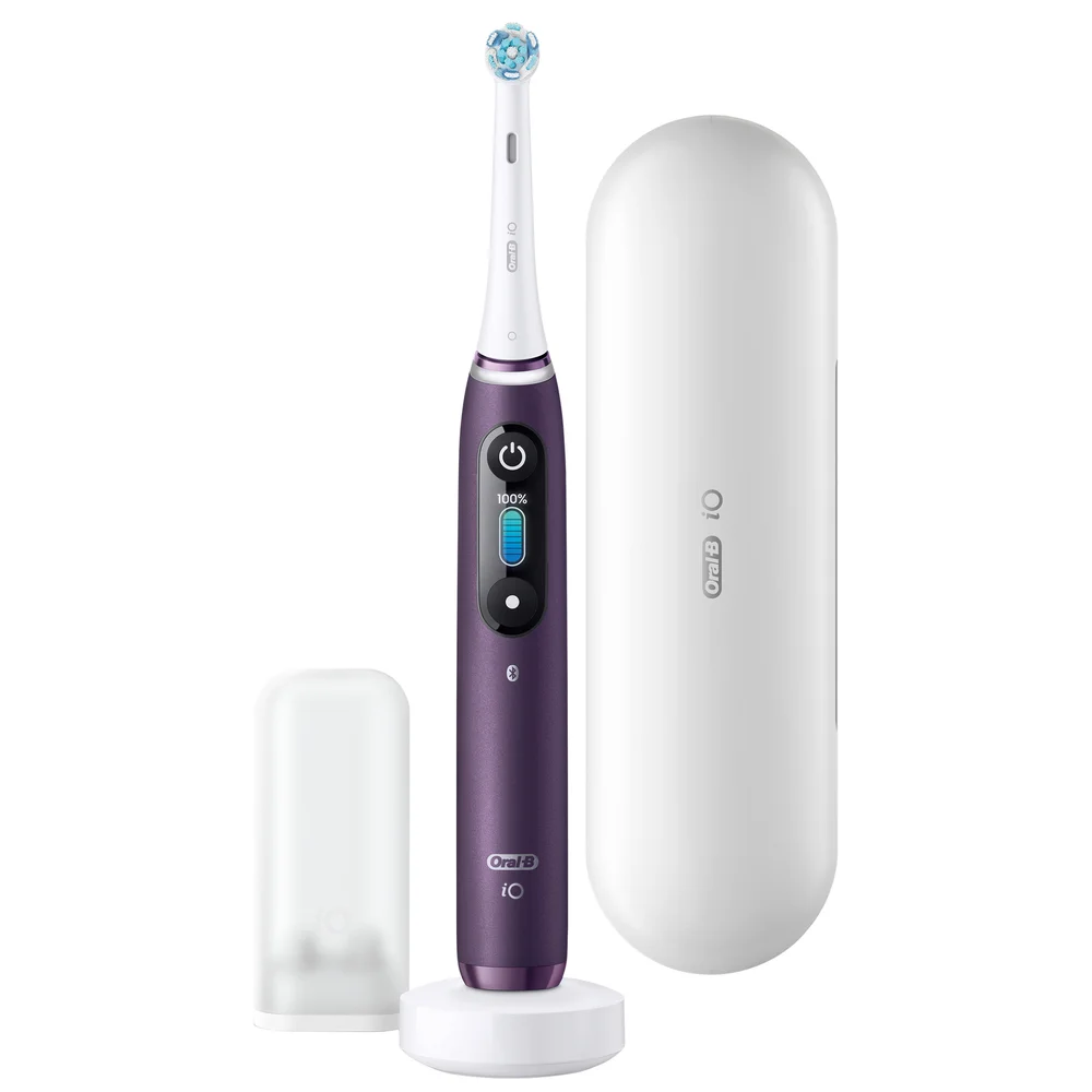 Oral-B iO 8 Violet Electric Toothbrush Image 1
