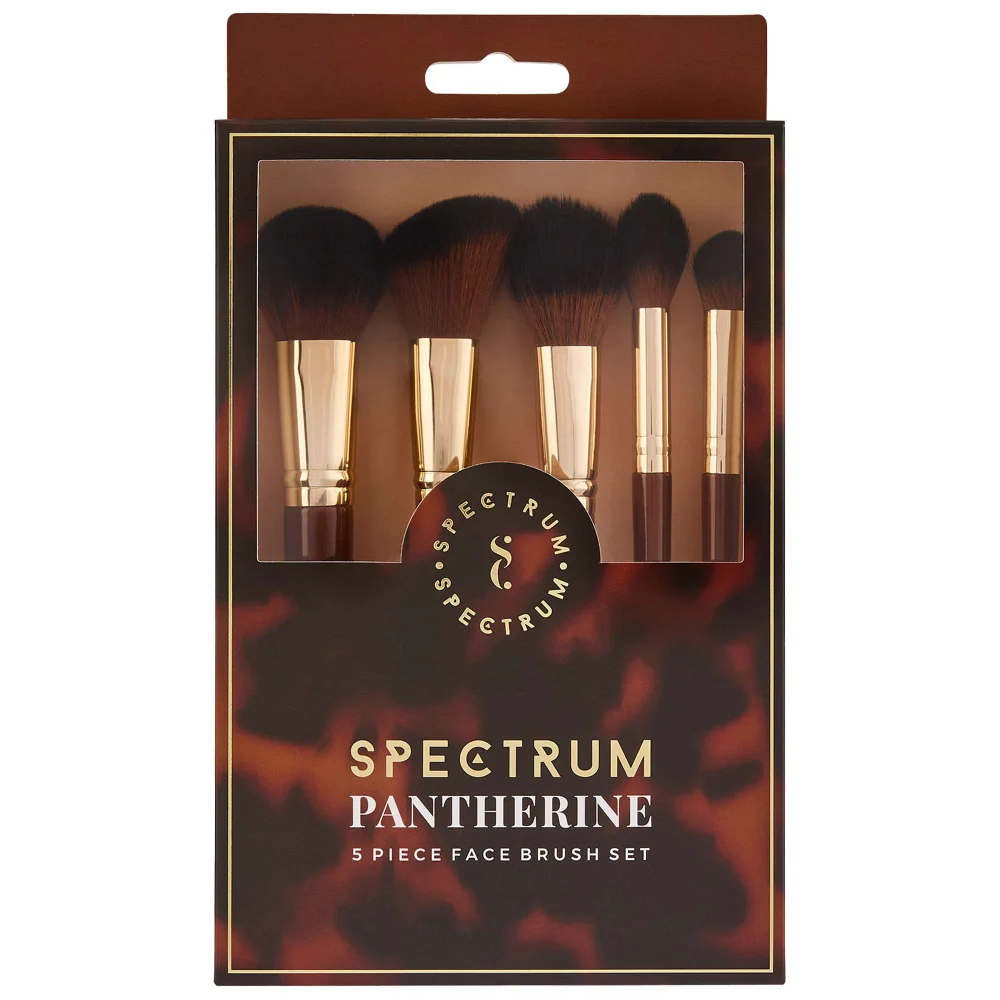 Spectrum Everyday Sets Pantherine 5 Piece Face Brush Set Image 1