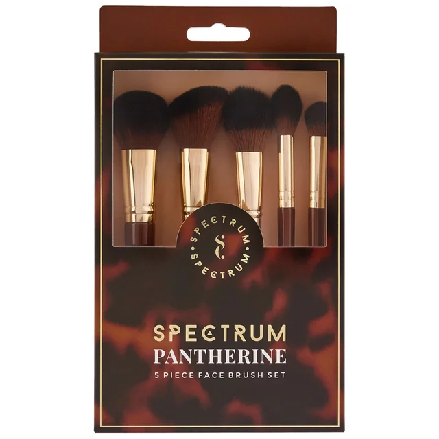 Spectrum Everyday Sets Pantherine 5 Piece Face Brush Set