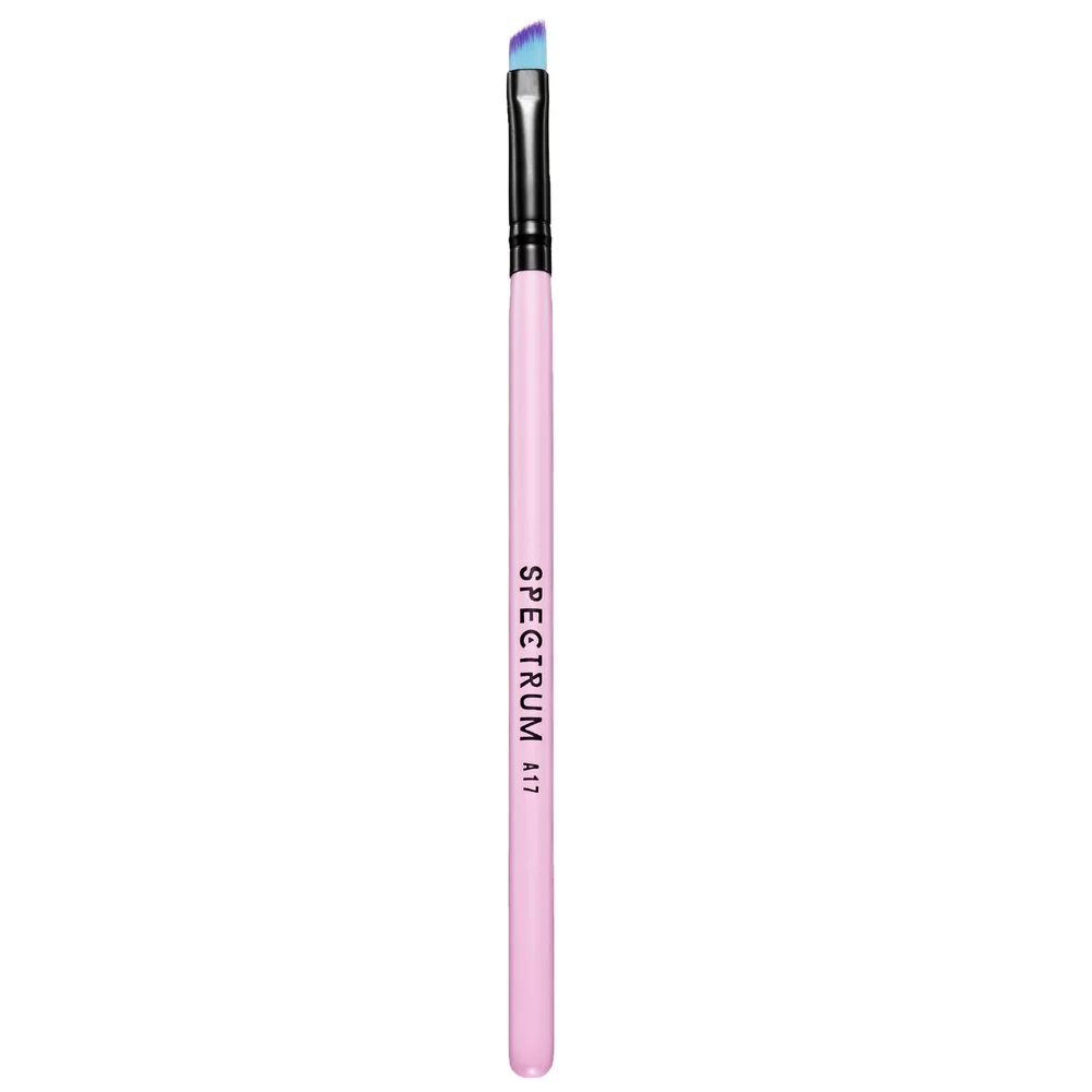 Spectrum Single Brushes Millennial Pink A17 Angled Brow Brush Image 1