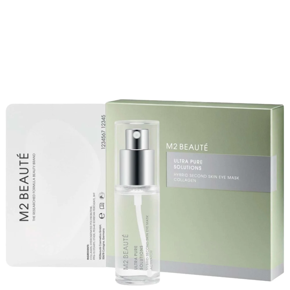 M2 Beauté Ultra Pure Solutions Hybrid Second Skin Eye Mask Collagen 30ml Image 1