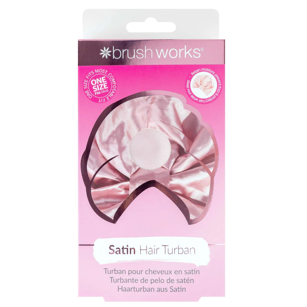 Brushworks Accessories Satin Hair Turban Image 1