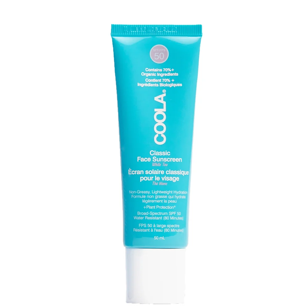 Coola Face Care Classic Face Sunscreen Lotion SPF50 White Tea 50ml Image 1