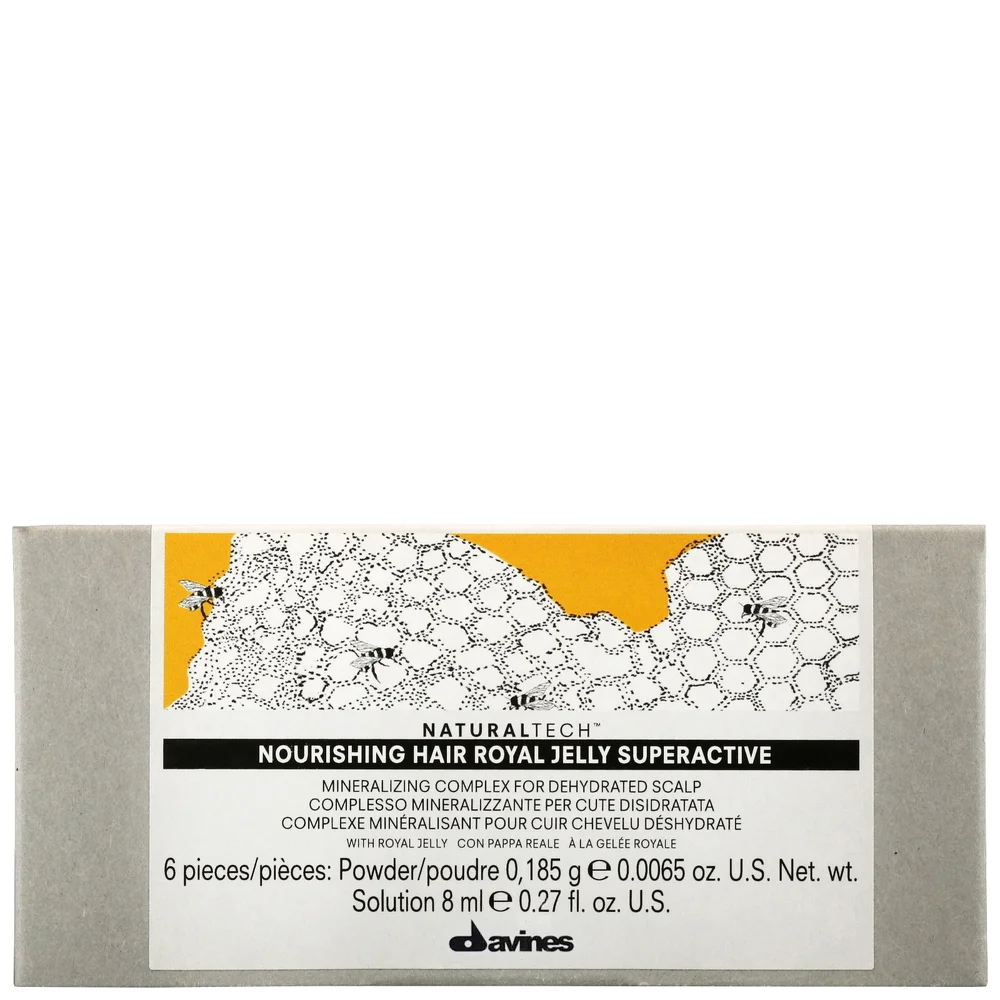 Davines NATURALTECH Nourishing Hair Royal Jelly Superactive 6 x 8ml Image 1