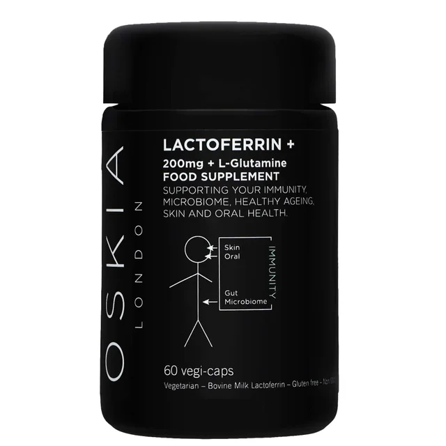 Oskia Lactoferrin + L-Glutamine Capsules x 60
