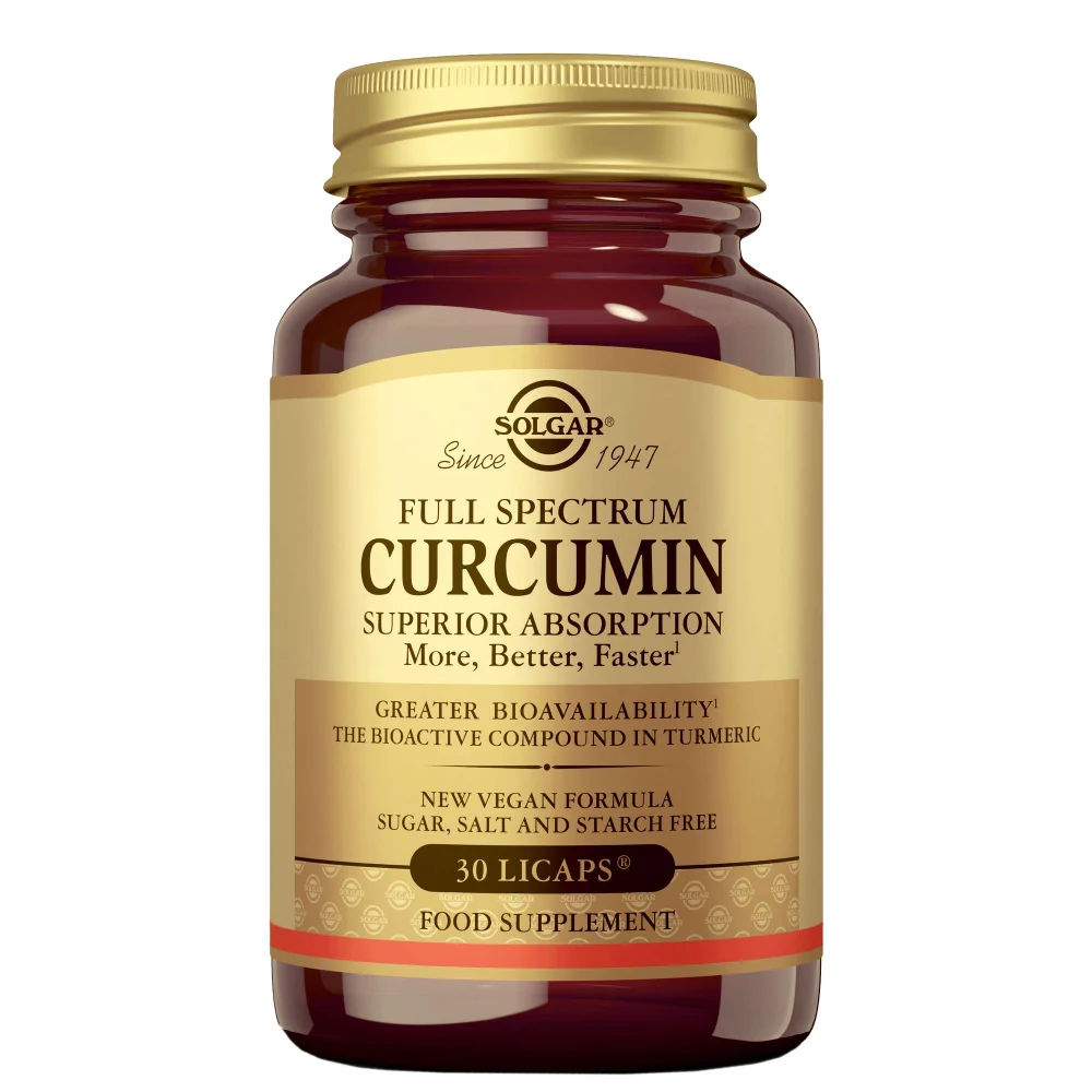 Solgar Botanical & Herb Full Spectrum Curcumin Licaps x 30 Image 1