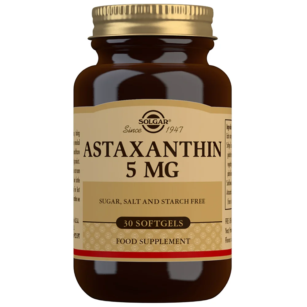 Solgar Carotenoids Astaxanthin 5mg Softgels x 30 Image 1