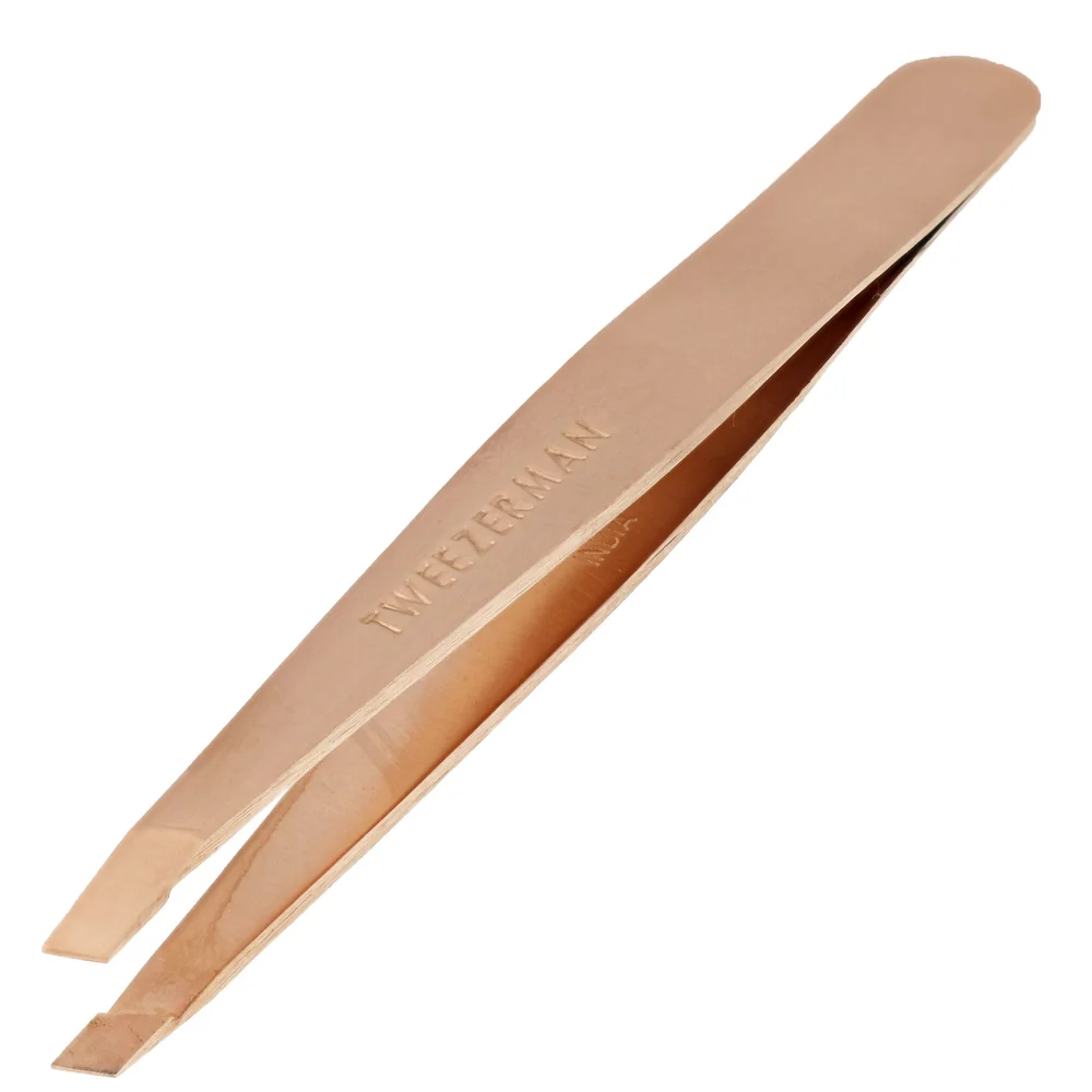 Tweezerman Brows Slant Tweezer Rose Gold Image 1