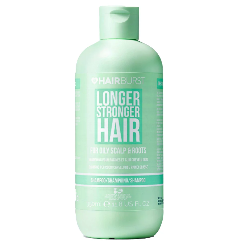 Hairburst Longer Stronger Hair Shampoo For Oily Scalp & Roots 350ml Image 1