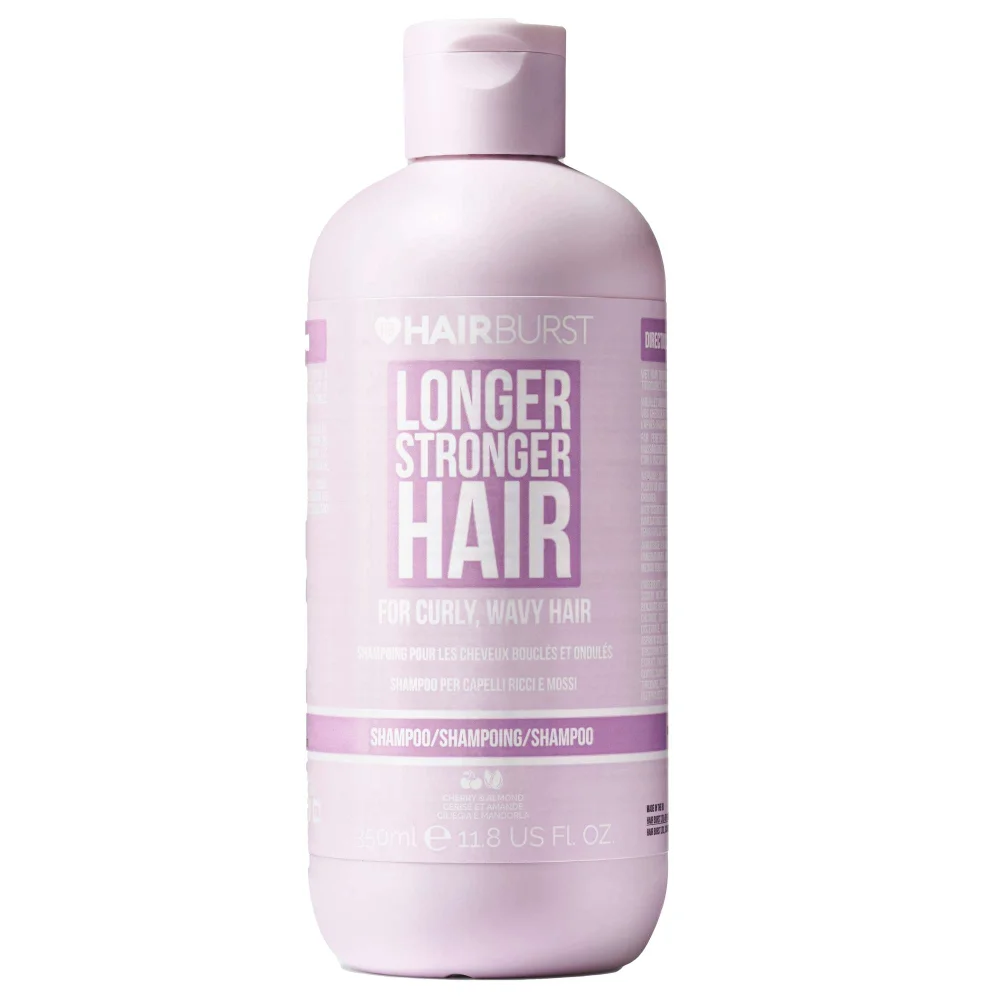 Hairburst Longer Stronger Hair Shampoo For Curly & Wavy Hair 350ml Image 1