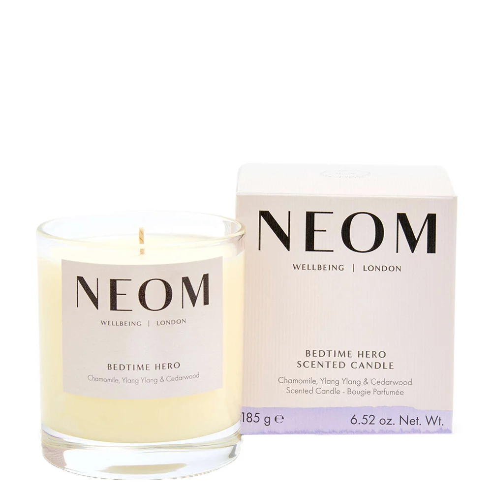 Neom Wellbeing London Scent To Sleep Bedtime Hero 1 Wick Candle 185g Image 1