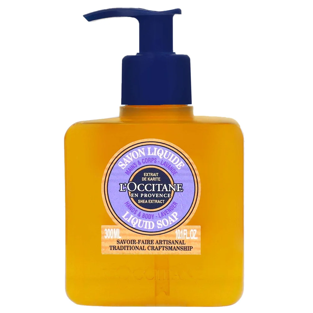 L'OCCITANE Shea Butter Lavender Liquid Soap 300ml Image 1