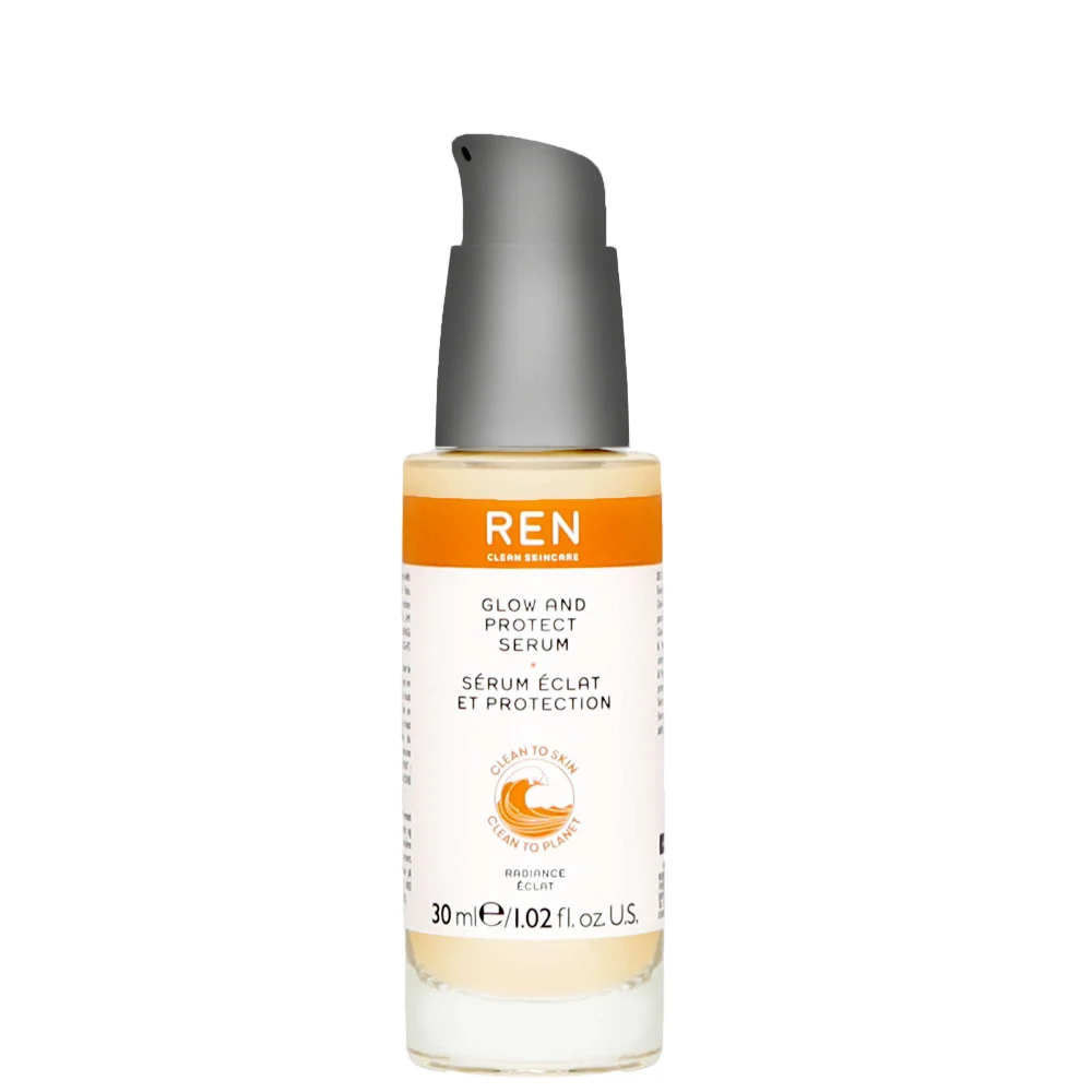 REN Clean Skincare Face Radiance Glow and Protect Serum 30ml Image 1