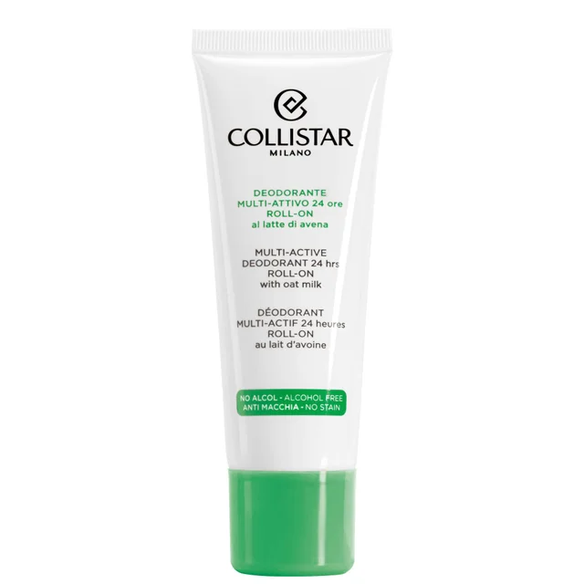 Collistar Deodorants Multi-Active 24 Hour Deodorant Roll-On With Oat Milk 75ml