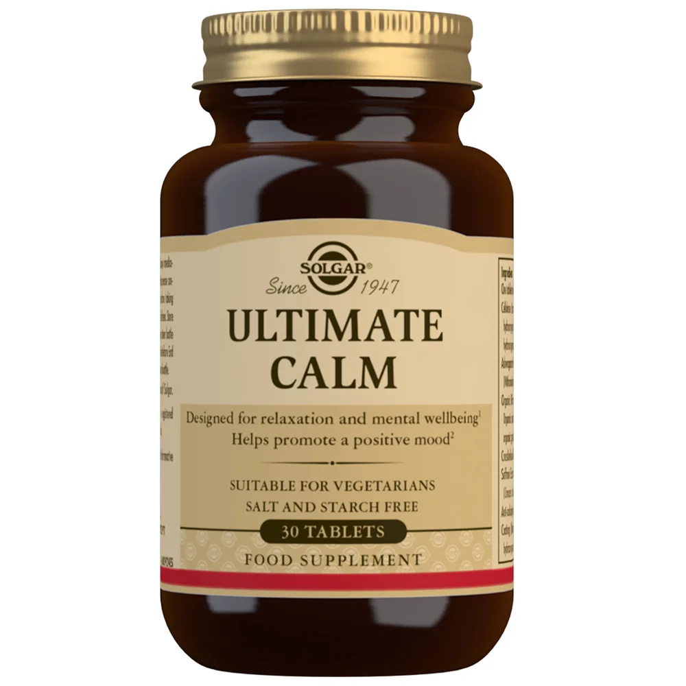 Solgar Botanical & Herb Ultimate Calm Tablets x 30 Image 1