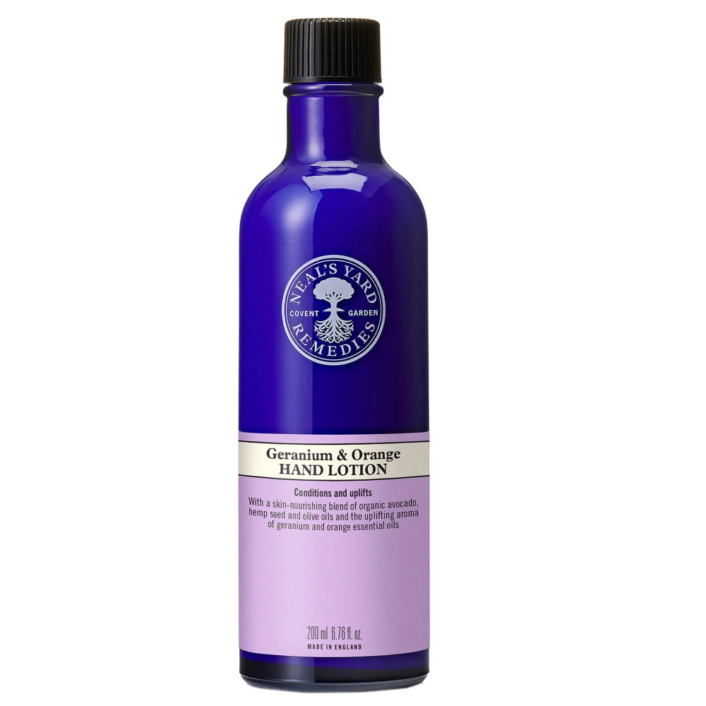 Neal's Yard Remedies Geranium & Orange Hand Lotion 200ml Image 1