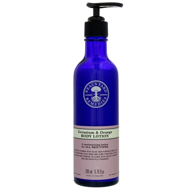 Neal's Yard Remedies Body Moisturisers Geranium & Orange Body Lotion 200ml