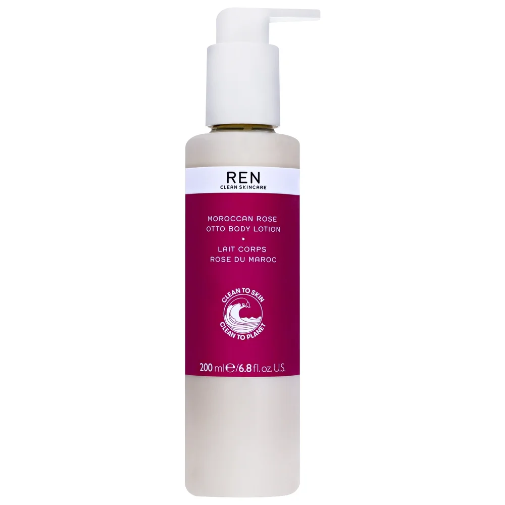 REN Clean Skincare Body Moroccan Rose Otto Body Lotion 200ml / 6.8 fl.oz. Image 1
