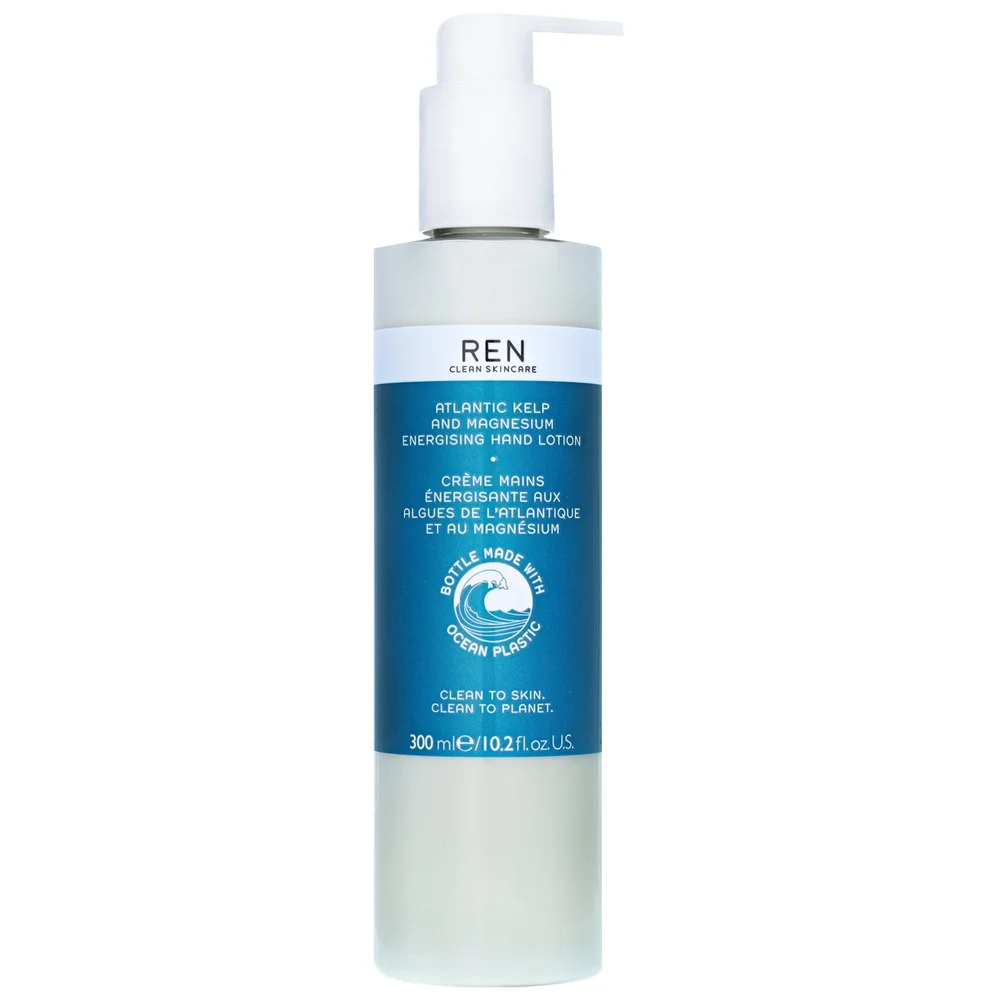 REN Clean Skincare Body Atlantic Kelp and Magnesium Energising Hand Lotion 300ml / 10.2 fl.oz. Image 1