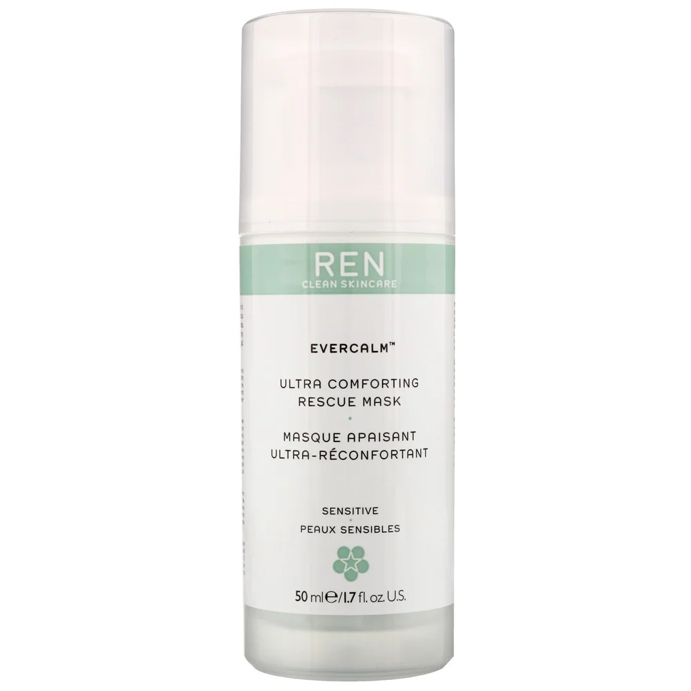 REN Clean Skincare Face Evercalm Ultra Comforting Rescue Mask 50ml / 1.7 fl.oz. Image 1