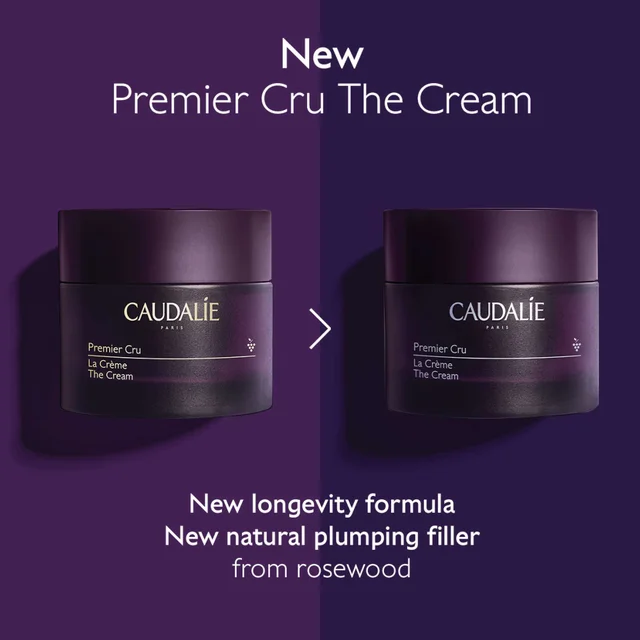 Caudalie Premier Cru Anti-Aging Refillable Cream Moisturiser with Hyaluronic Acid 50ml