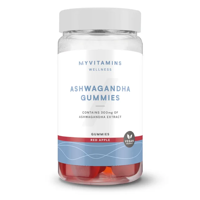 Myvitamins Gummies Ashwagandha Pot Red Apple x 60