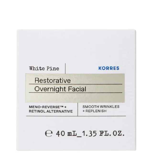 KORRES White Pine Meno-Reverse Restorative Overnight Facial 40ml
