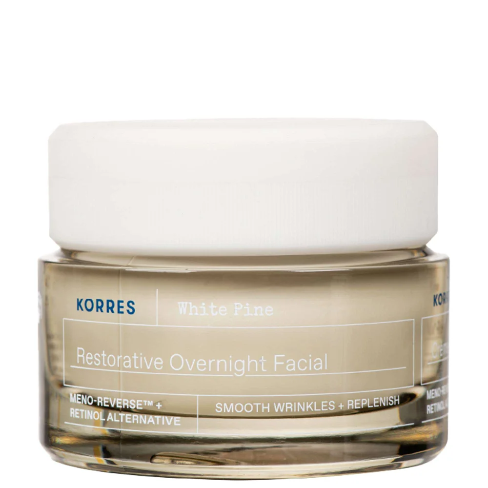 KORRES White Pine Meno-Reverse Restorative Overnight Facial 40ml Image 1