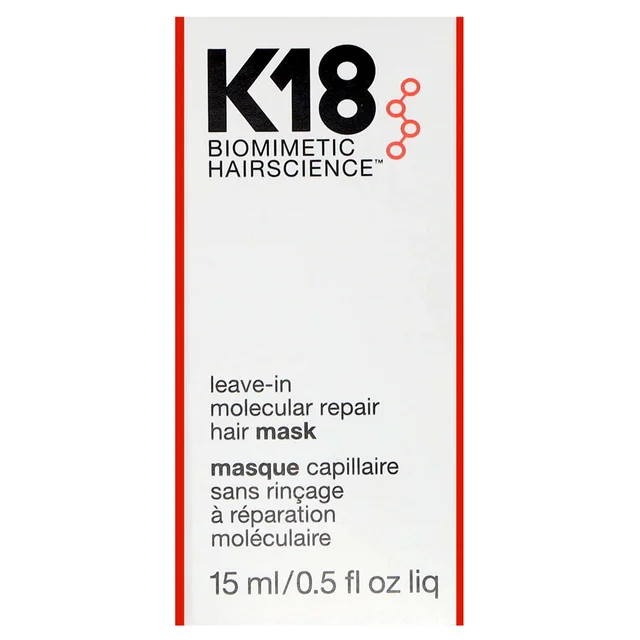K18 Leave-in Molecular Repair Hair Mask 15ml