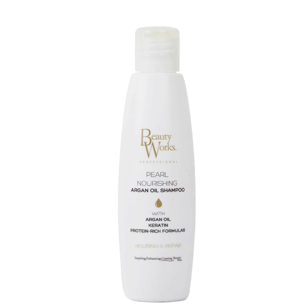 Beauty Works Pearl Nourishing Argan Oil Shampoo 50ml Image 1