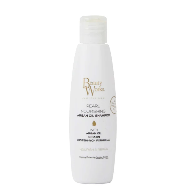 Beauty Works Shampoo Pearl Nourishing Argan Oil Sulphate-Free Shampoo 50ml