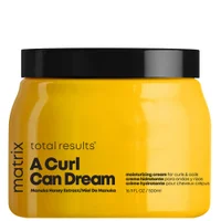 Matrix Total Results A Curl Can Dream Manuka Honey Infused Moisturizing Cream for Curly and Coily Hair 500ml