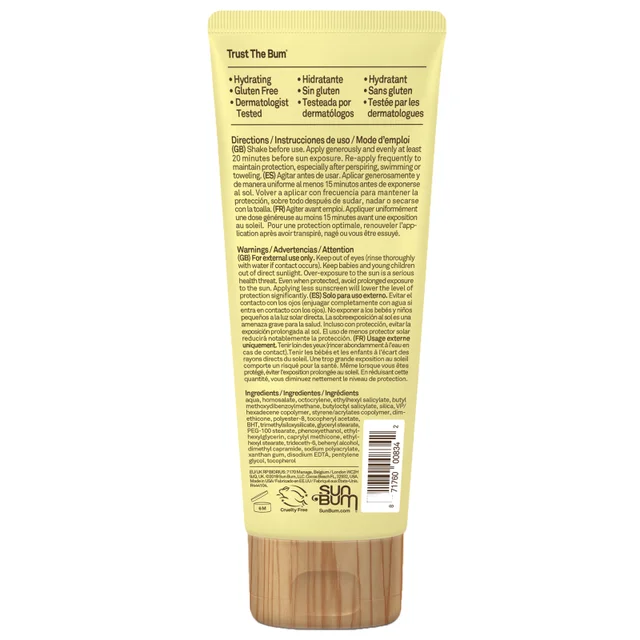 Sun Bum Sun Care Original SPF50 Sunscreen Face Lotion 88ml