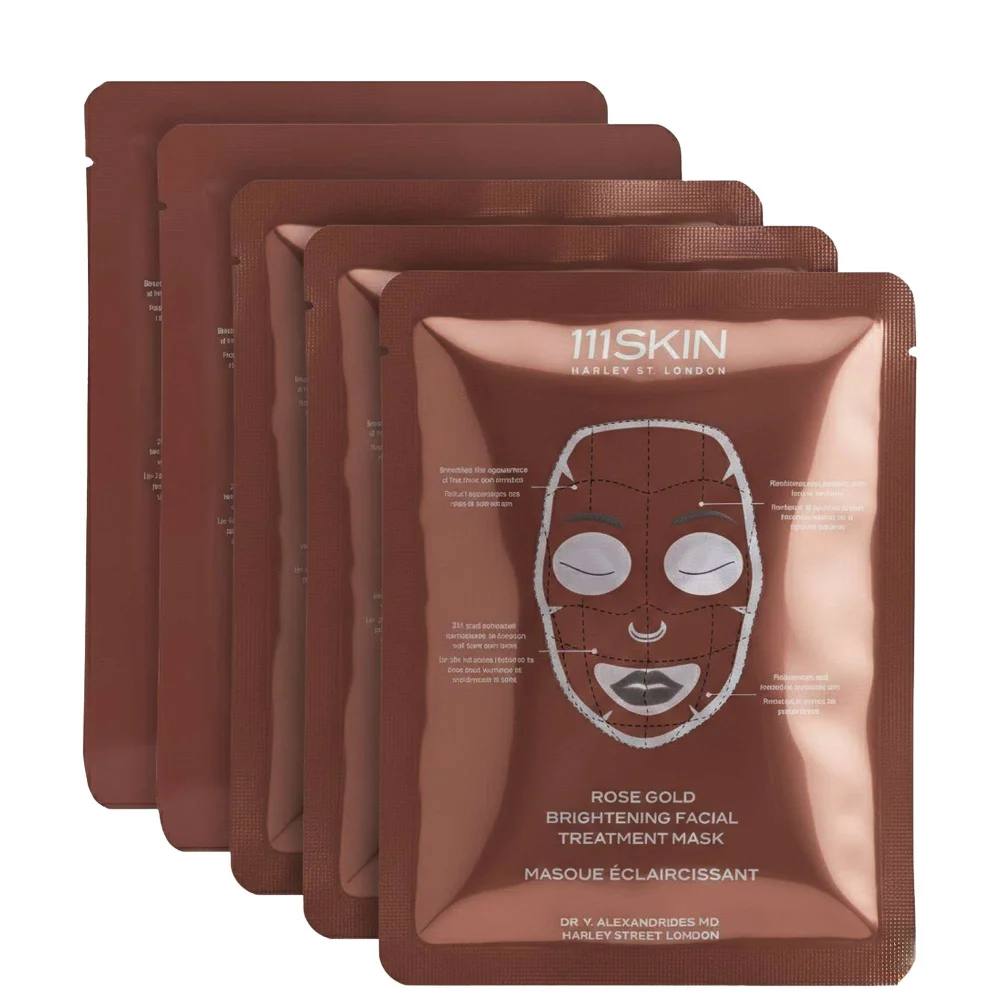 111SKIN Radiance Rose Gold Brightening Facial Treatment Mask Image 1