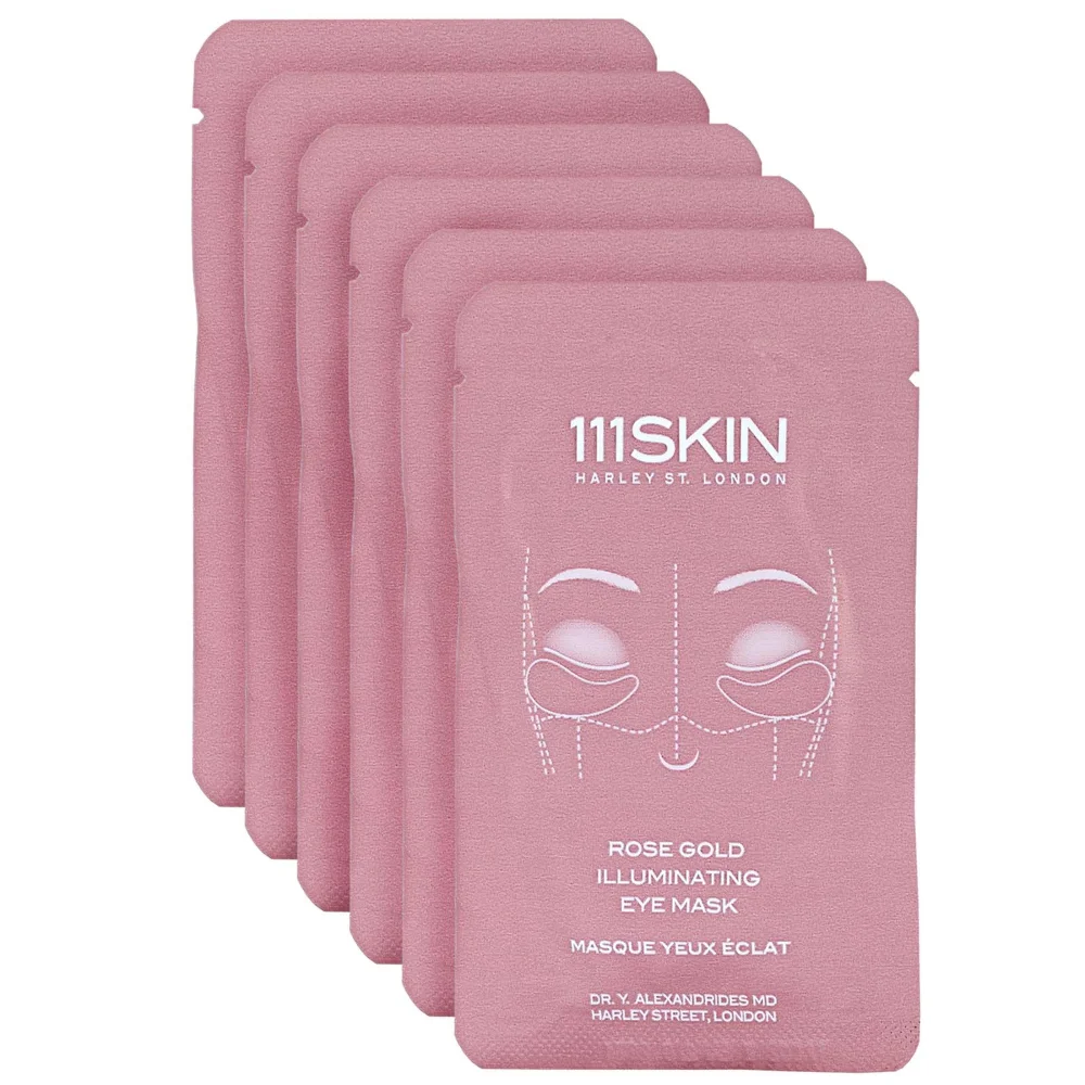 111SKIN Radiance Rose Gold Illuminating Eye Mask 8 x 6ml Image 1