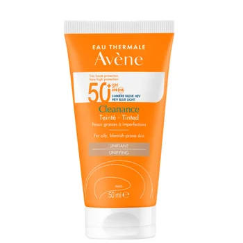 Avène Very High Protection Cleanance Tinted SPF50+ Sun Cream for Blemish-Prone Skin 50ml