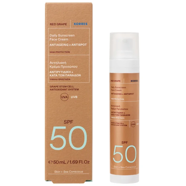 KORRES Red Grape Face Sunscreen SPF50 50ml