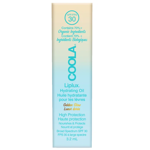 Coola Classic Liplux Hydrating Oil Golden Glow SPF30 3.2ml
