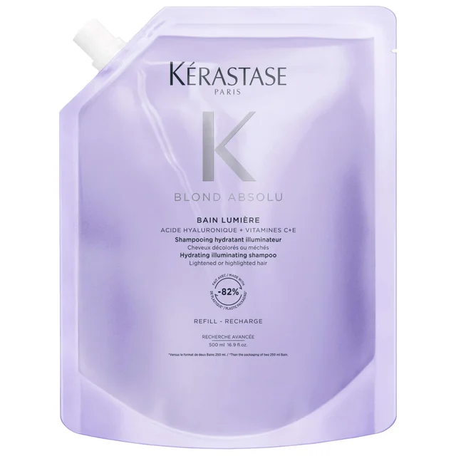Kérastase Blond Absolu Bain Lumiére: Hydrating Illuminating Shampoo Refill Pouch 500ml