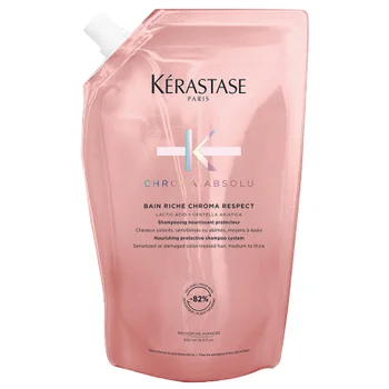 Kérastase Chroma Absolu Bain Riche Chroma Respect: Nourishing Protective Shampoo System Refill Pouch 500ml