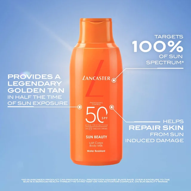 Lancaster Sun Beauty Tan Body Milk SPF30 175ml