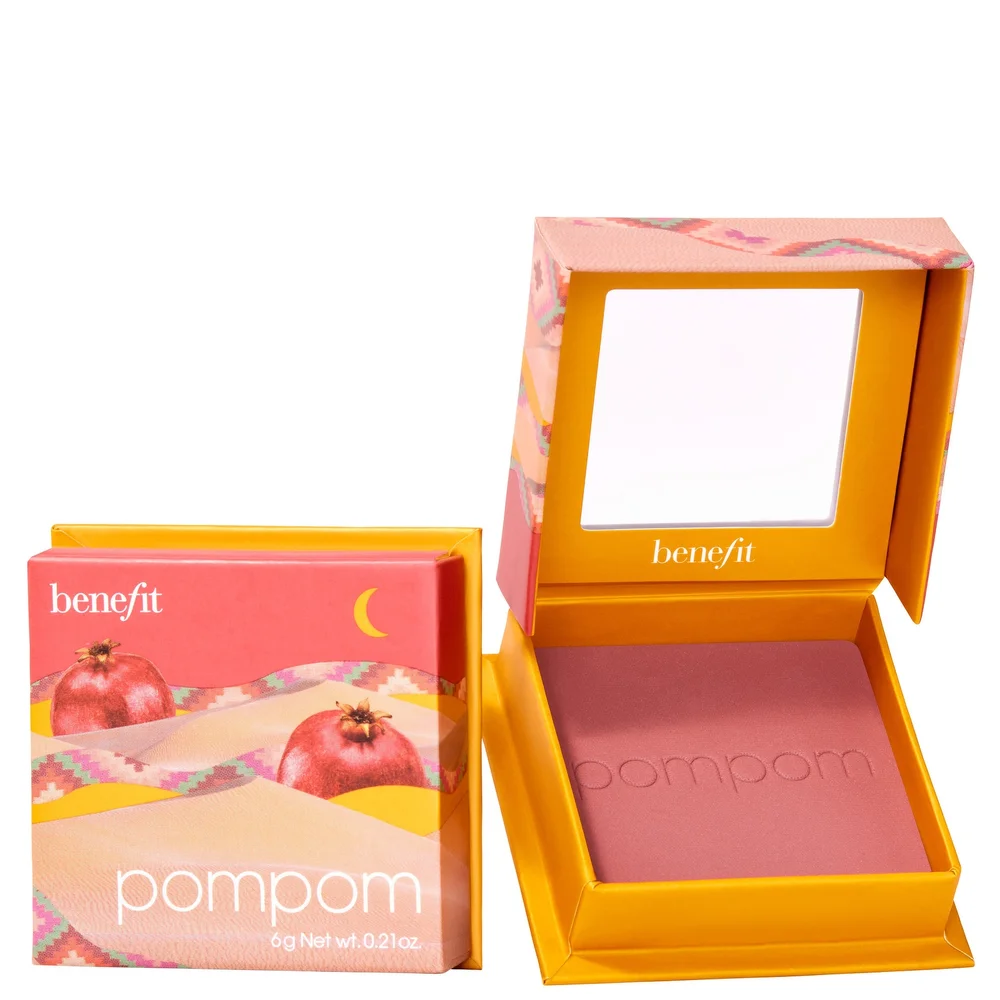 benefit WANDERful World Blush PomPom Pomegranate Rose Blush 6g Image 1