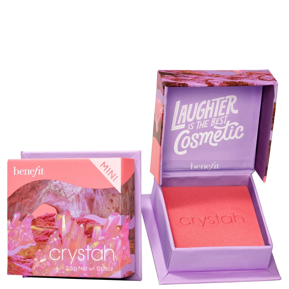 benefit WANDERful World Blush Mini Crystah Strawberry Pink Blush 2.5g Image 1