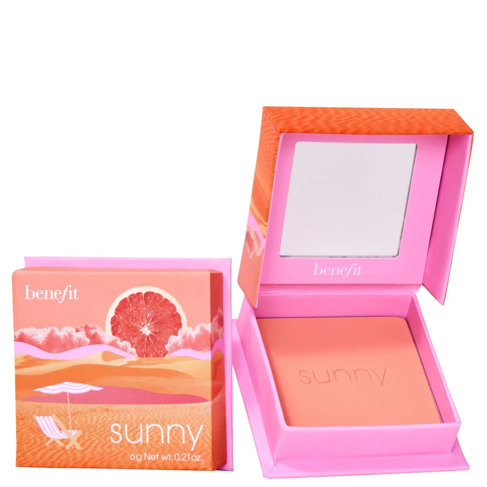 benefit WANDERful World Blush Sunny Warm Coral Powder Blush 6g Image 1