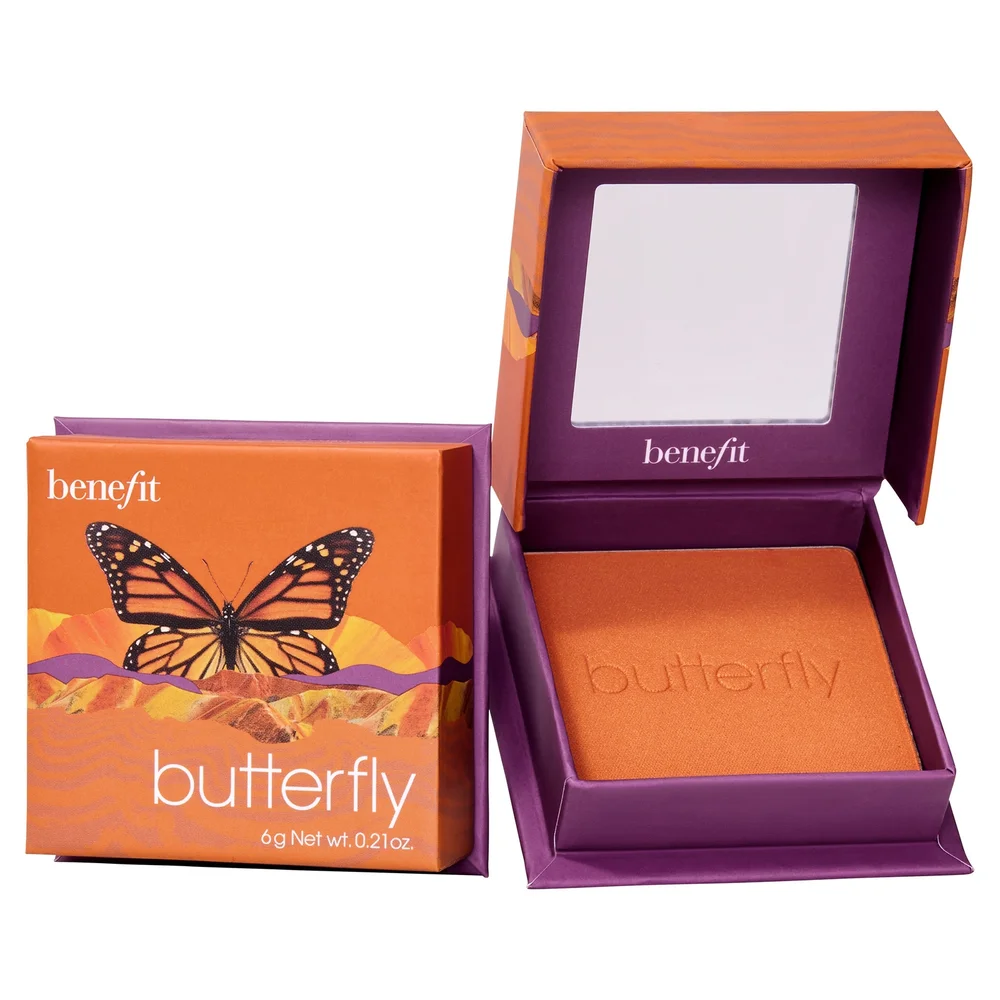 benefit WANDERful World Blush Butterfly Golden Orange Blush 6g Image 1