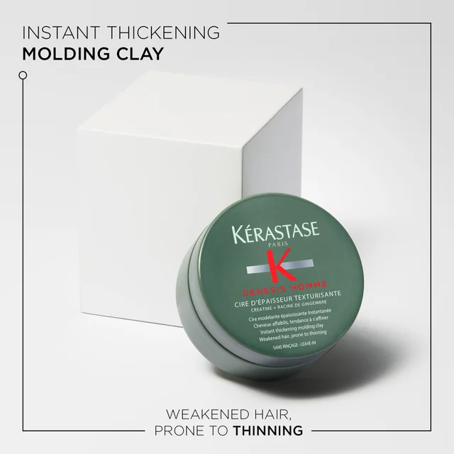 Kérastase Genesis Homme Instant Thickening Molding Clay 75ml