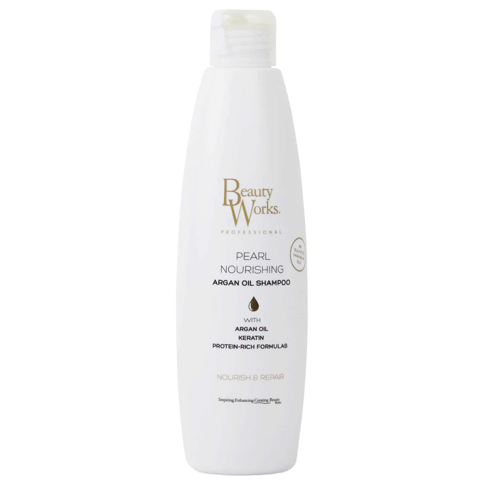 Beauty Works Shampoo Pearl Nourishing Argan Oil Sulphate-Free Shampoo 250ml Image 1